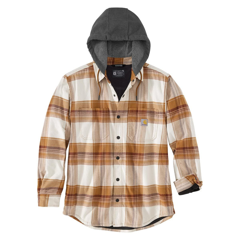 Carhartt RUGGED FLEX® RELAXED FIT FLANNEL FLEECE LINED HOODED