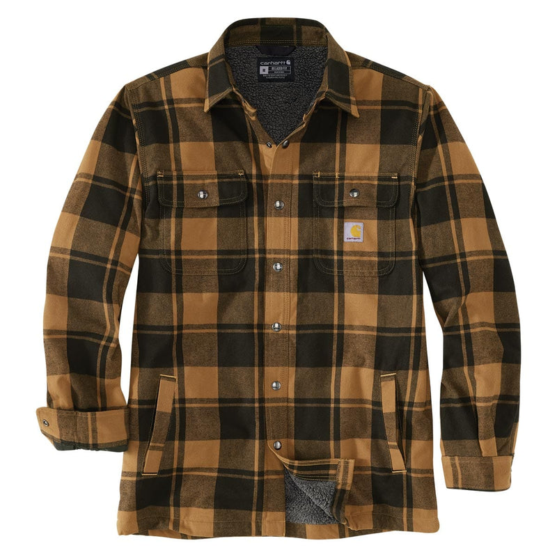 Carhartt Relaxed Fit Flannel Sherpa-Lined Shirt Jac