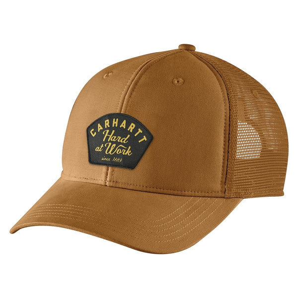 Carhartt Rugged Flex Twill Mesh-Back Logo Patch Cap at Tractor Supply Co.