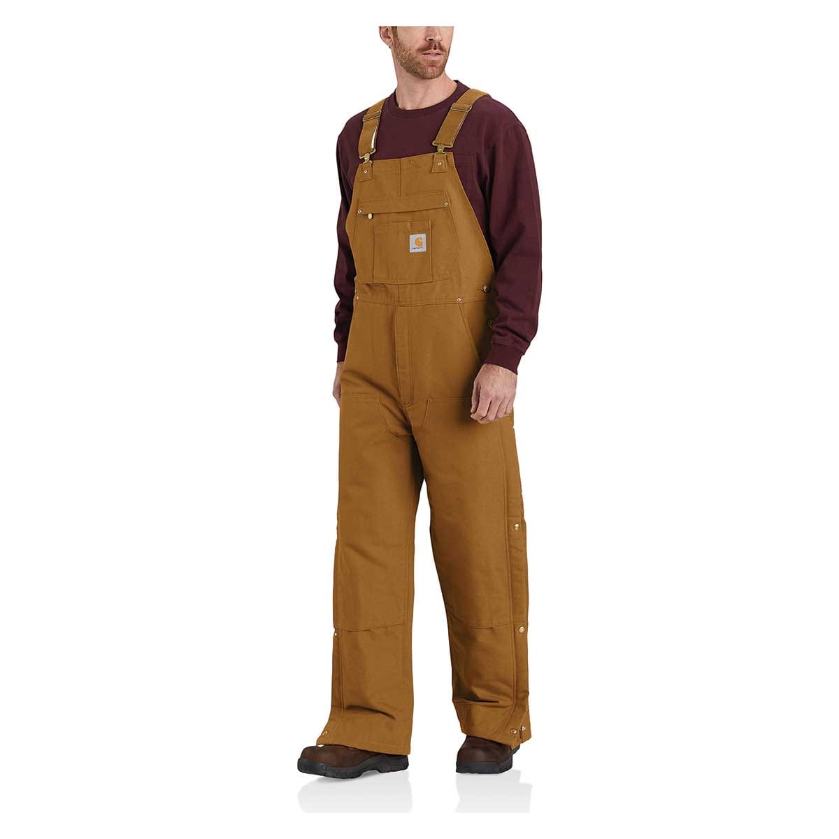 Carhartt Loose Fit Duck Insulated Bib Overall