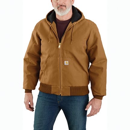 Carhartt J140 Loose Fit Firm Duck Insulated Flannel-Lined Active Jac