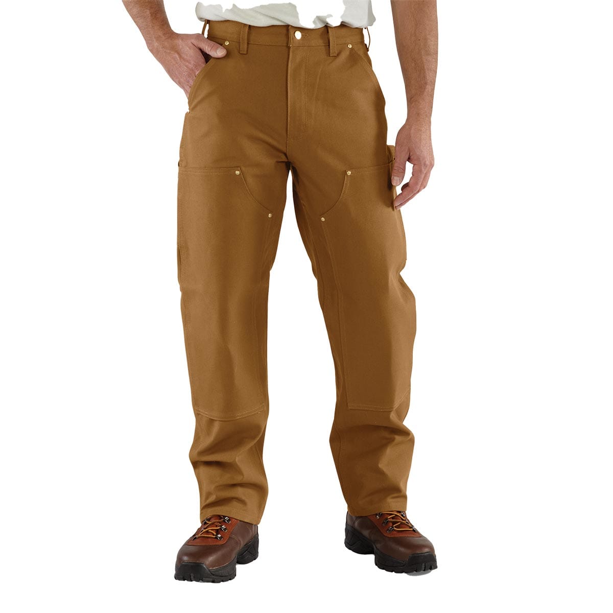 Carhartt Loose Fit Firm Duck Double Front Utility Work Pant | Gemplers