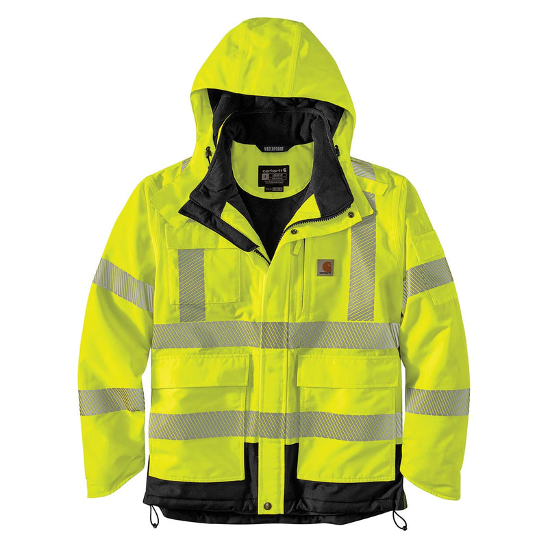 Carhartt ANSI Class 3 High Visibility Waterproof Loose Fit Heavyweight Gemplers