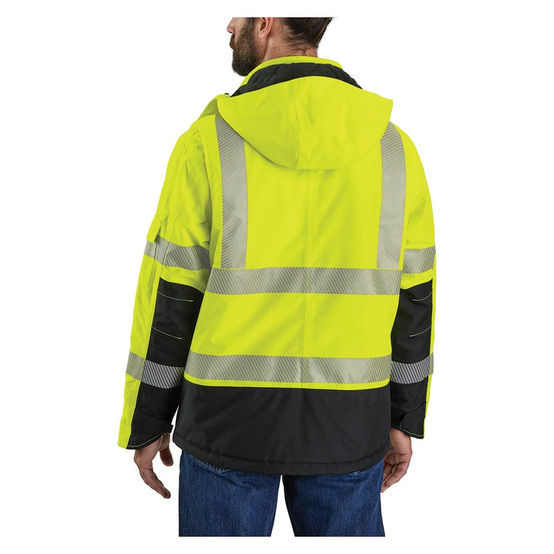 Carhartt ANSI Class 3 High-Visibility Waterproof Loose Fit Heavyweight Insulated Jacket