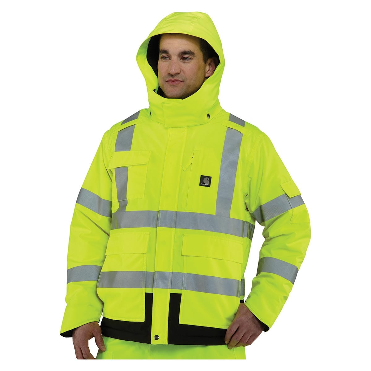 Carhartt ANSI Class 3 High-Visibility Waterproof Loose Fit Heavyweight Insulated Jacket