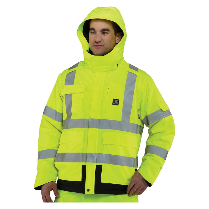 Carhartt ANSI Class 3 High-Visibility Waterproof Loose Fit Heavyweight Insulated Jacket