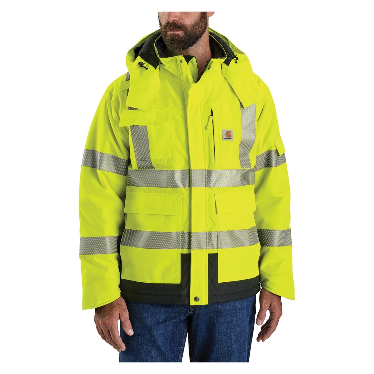 Carhartt ANSI Class 3 High-Visibility Waterproof Loose Fit Heavyweight Insulated Jacket