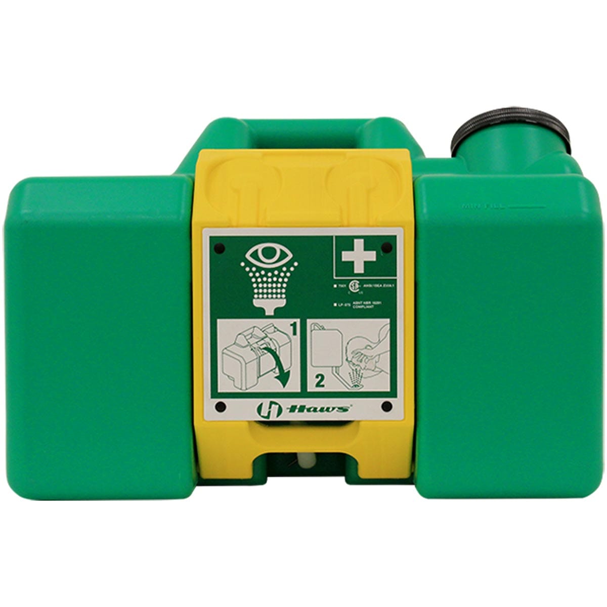 Haws Low-Profile Emergency Eyewash Station