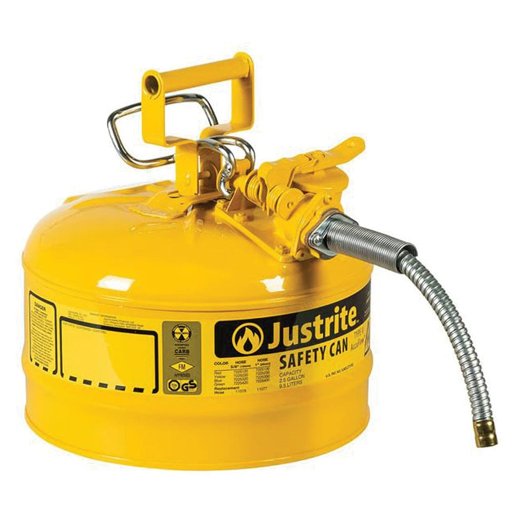 Justrite Type II AccuFlow Safety Can