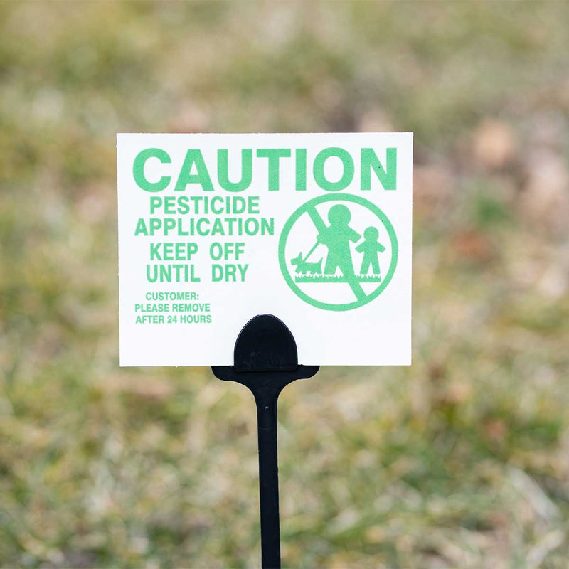 Gemplers State Specific Lawn Pesticide Application Signs | 25 Pack