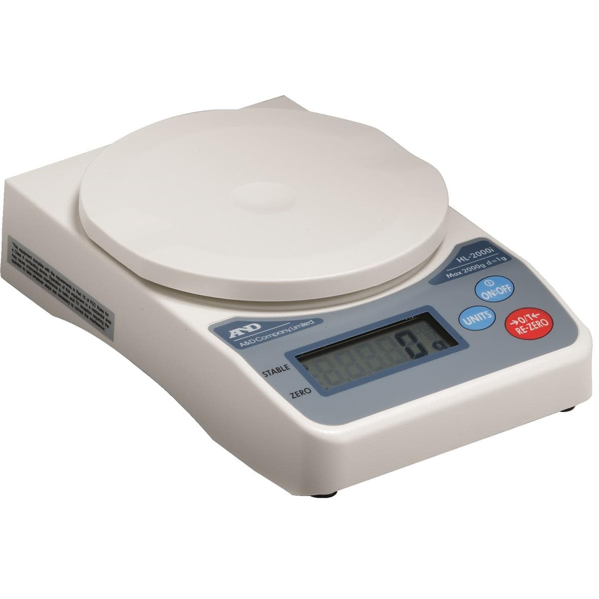 A&D Weighing Compact Digital Tabletop Scale