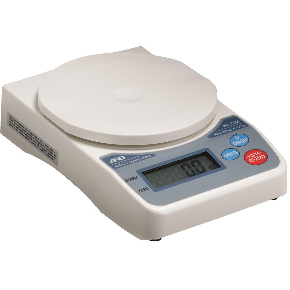A&D Weighing Compact Digital Tabletop Scale