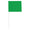 Blackburn 5" x 6" PVC Marking Flags with PVC Stakes | 50 Pack