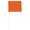Blackburn 5" x 6" PVC Marking Flags with PVC Stakes | 50 Pack