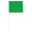 Custom Print Marking Flag, 4"x5", 18" PVC stake, 1000 PK