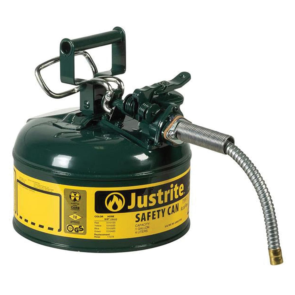 Justrite Type II AccuFlow Safety Can