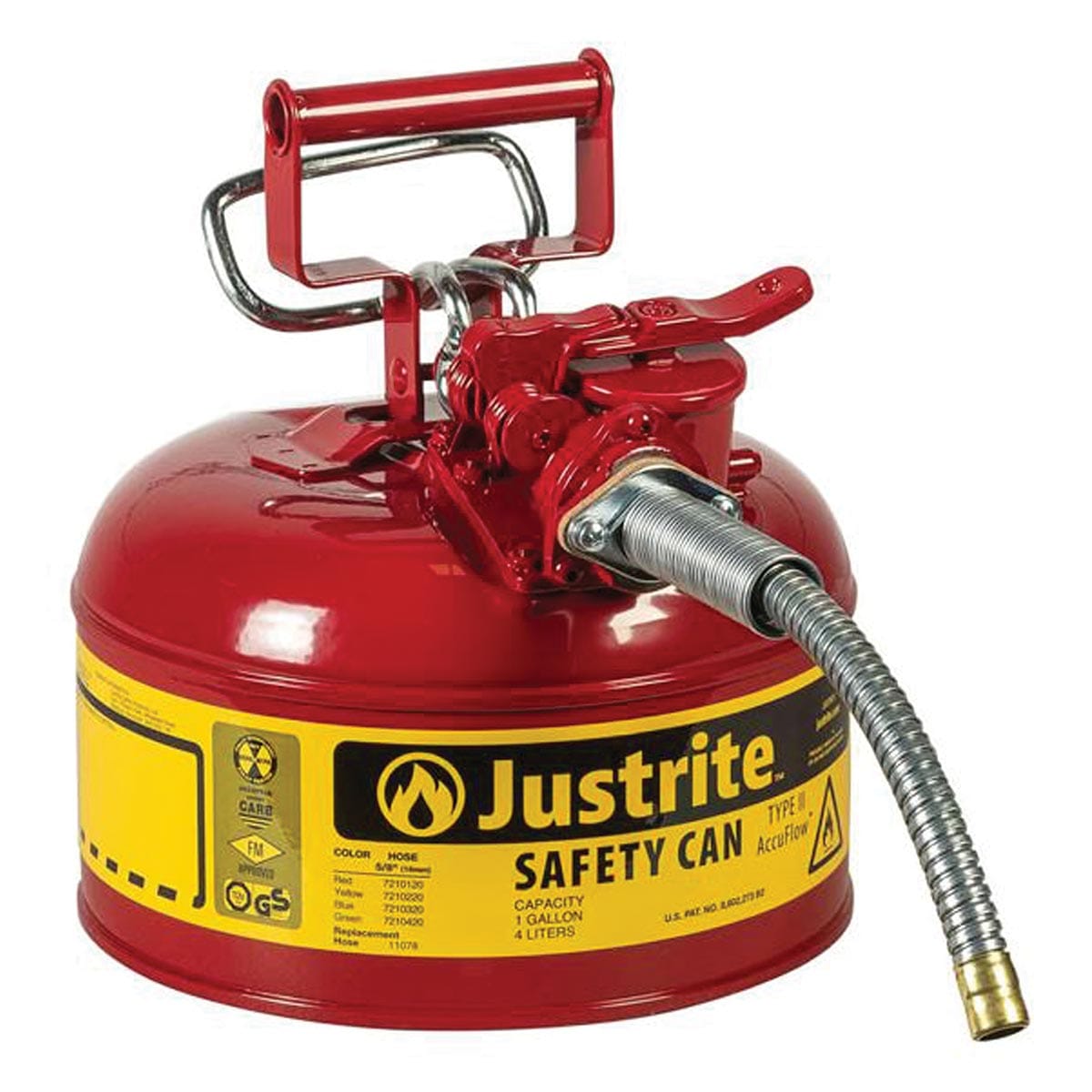 Justrite Type II AccuFlow Safety Can