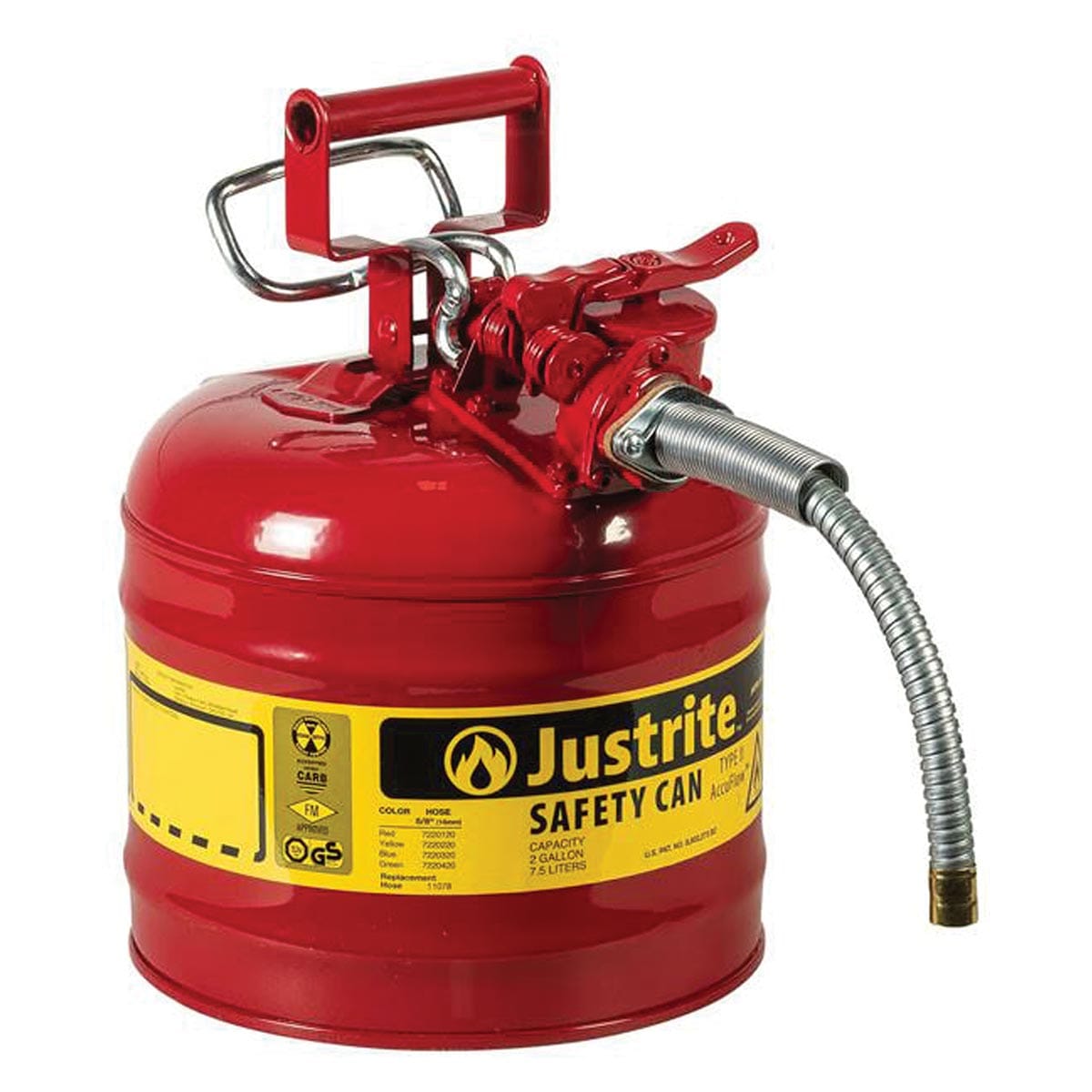 Justrite Type II AccuFlow Safety Can
