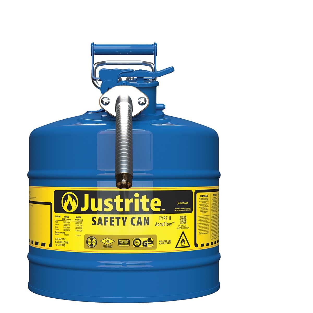 Justrite Type II AccuFlow Safety Can