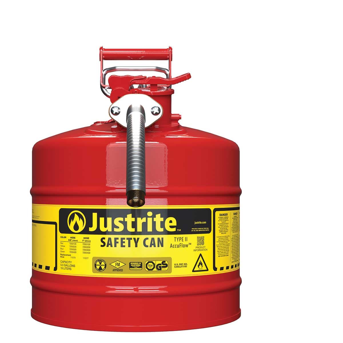 Justrite Type II AccuFlow Safety Can