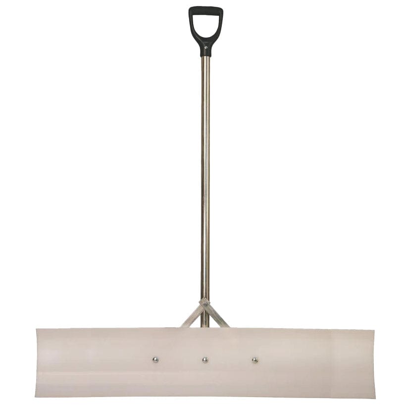Gemplers Steel D-Handle Poly Scraper, 48"x10"