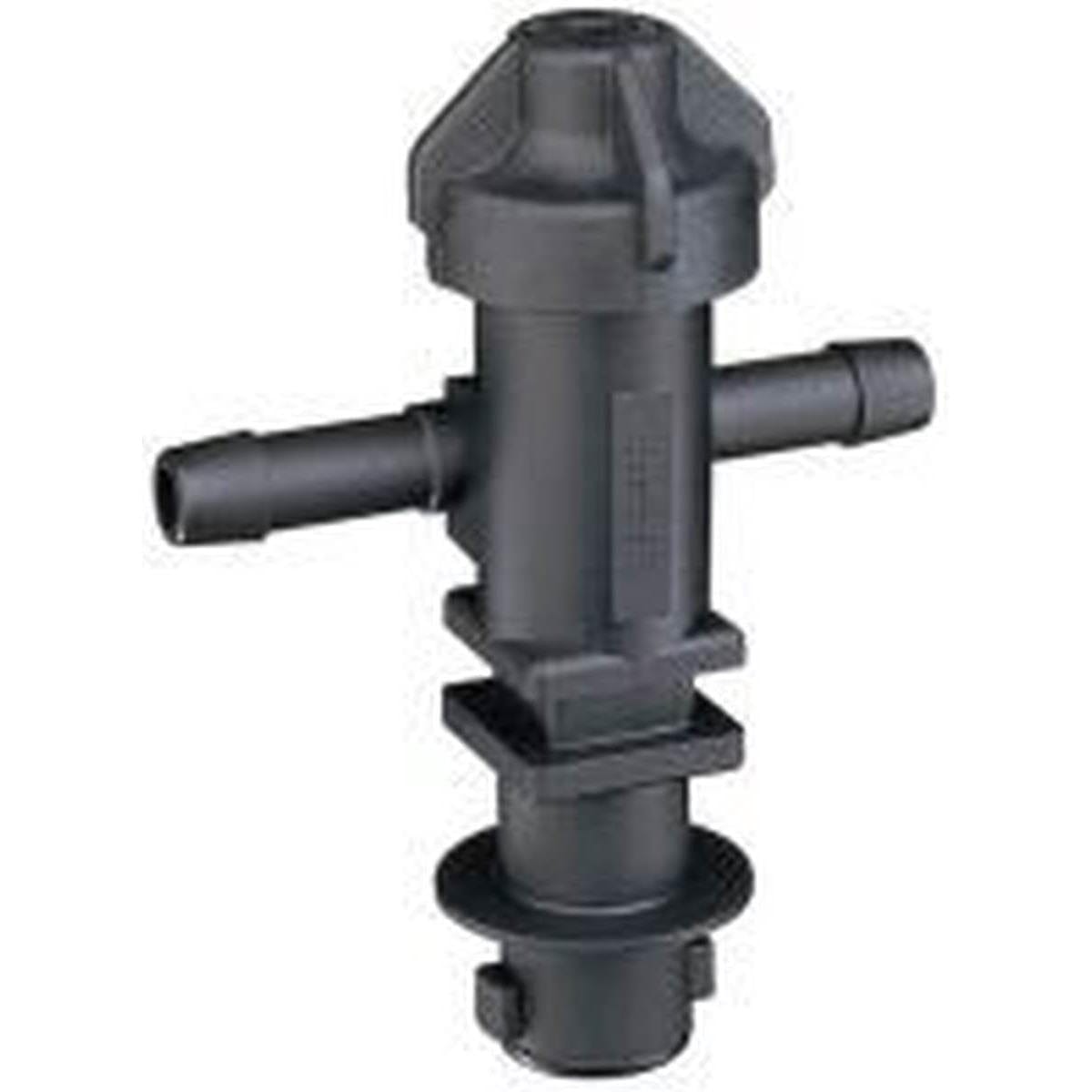 Quick TeeJet QJ300 Double Barb Nozzle Body with Chemsaver Check Valve