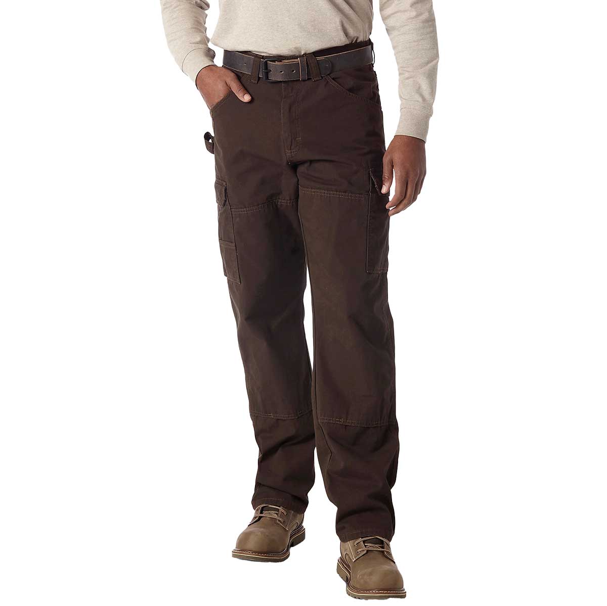 Wrangler Riggs Workwear Ripstop Ranger Cargo Pants- Dark Brown