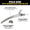 Pole saw with Barracuda saw blade on a white background with text highlighting features.