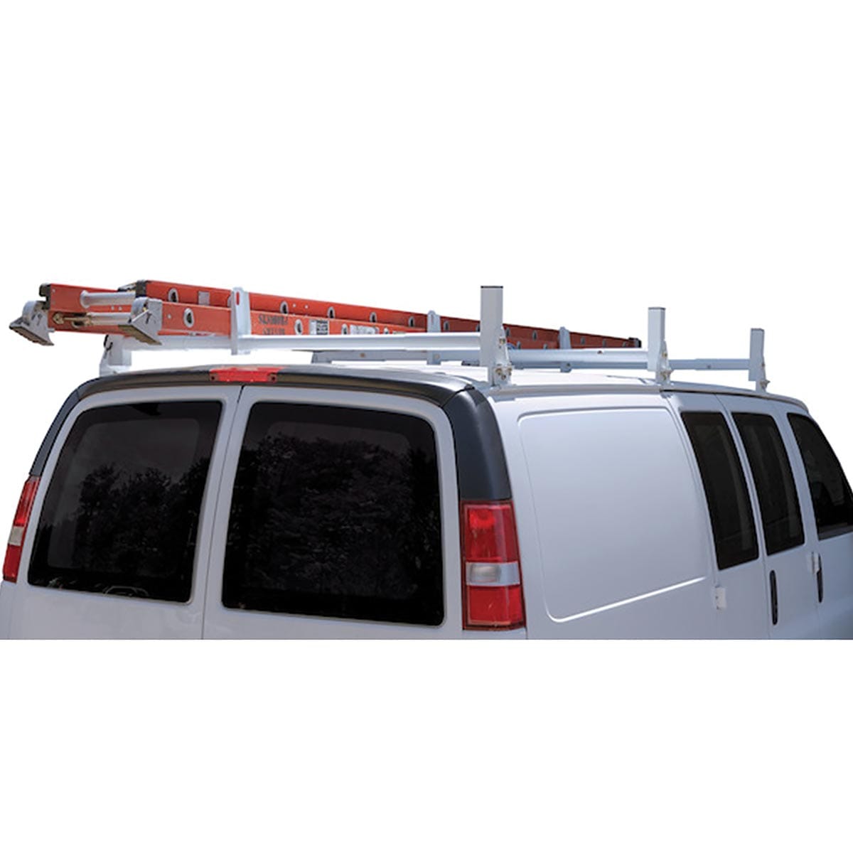 Buyers Products White Crossbar for Van Ladder Rack