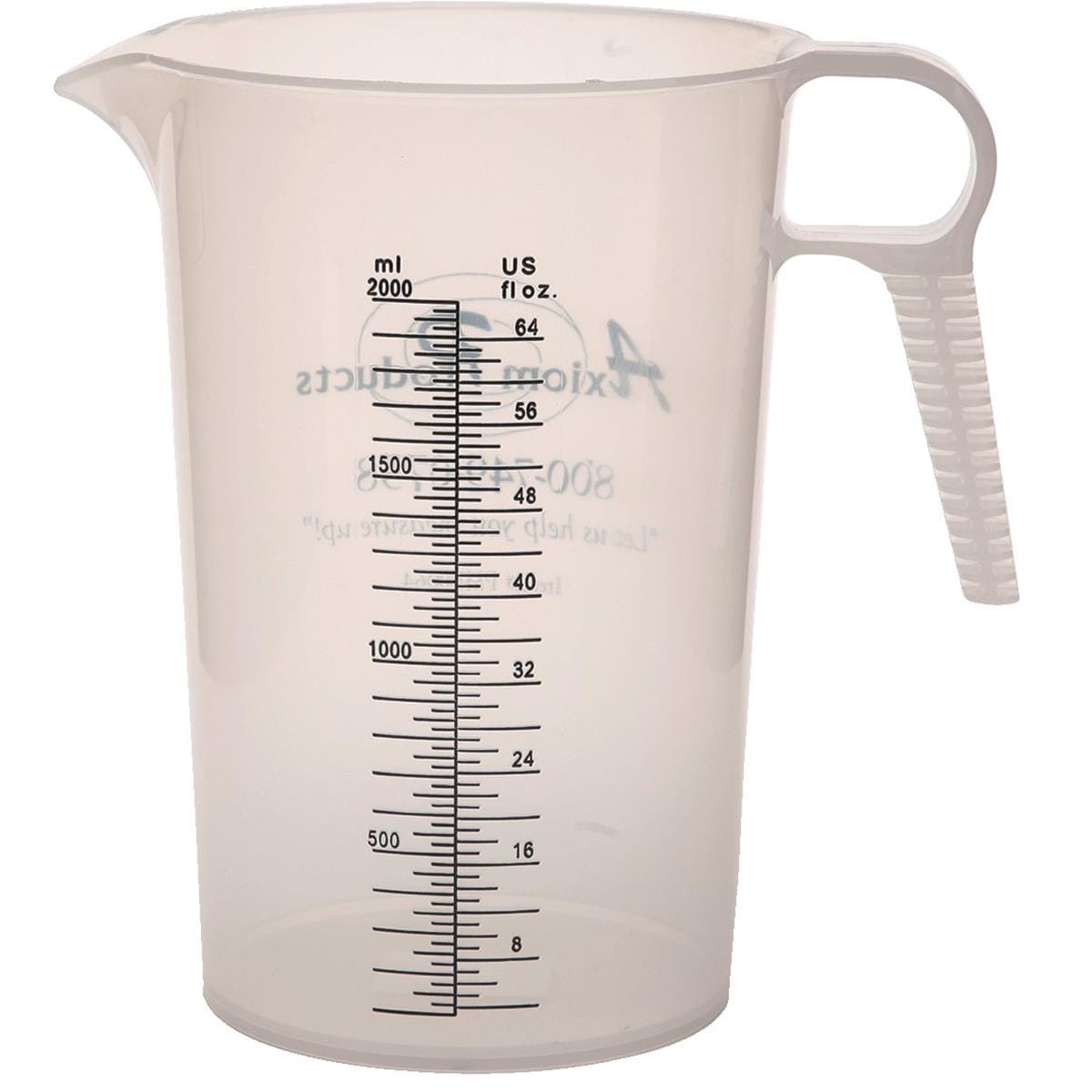 64 oz Accu-Pour Polypropylene Measuring Pitcher