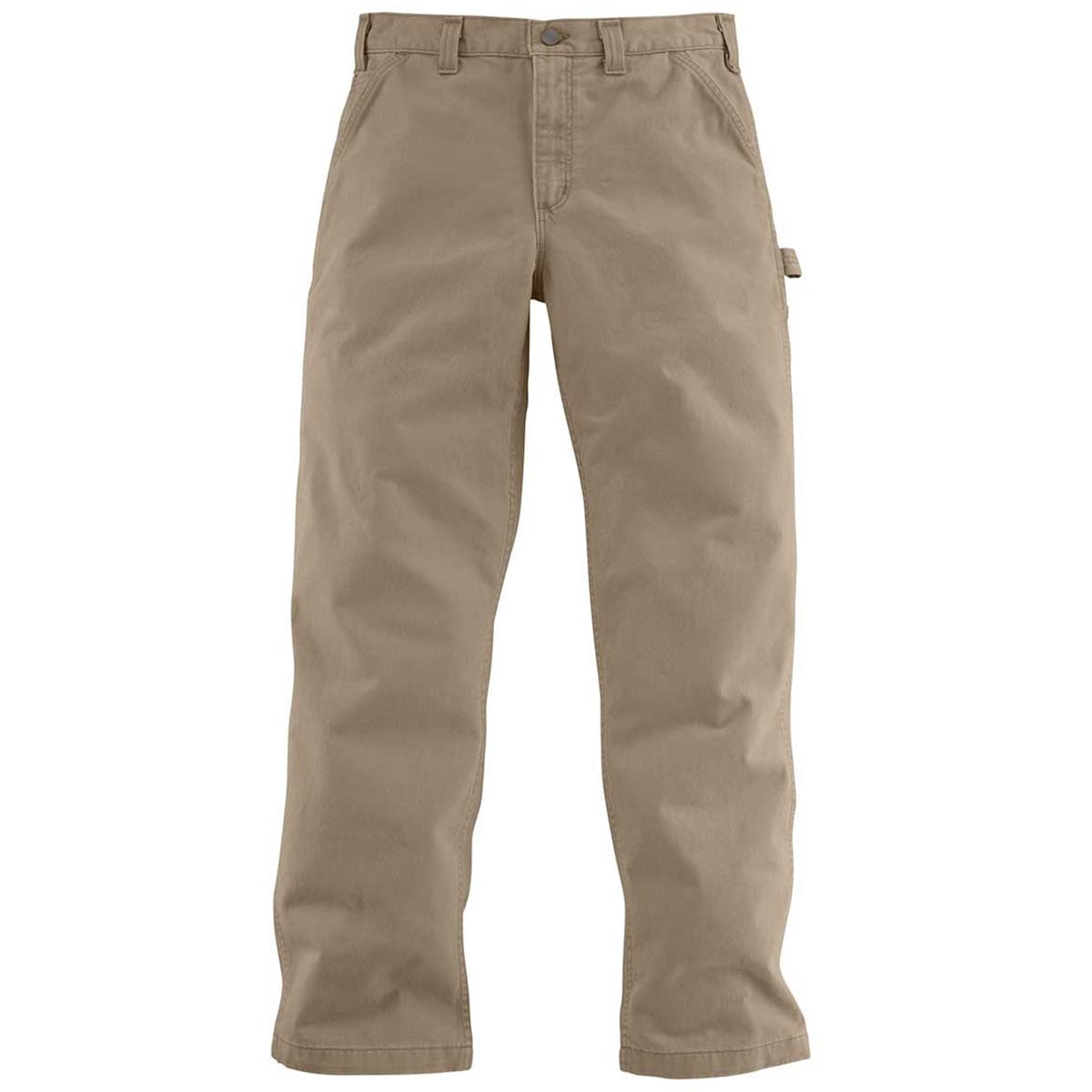 Dark Khaki Carhartt Relaxed-Fit Twill Utility Work Pant