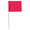 Custom Marking Flag, 4'x5", 18" Wire Stake, 1000 PK