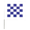 Blackburn 4"x 5" Patterned Marking Flags with 30" Wire Stakes | 100 Pack