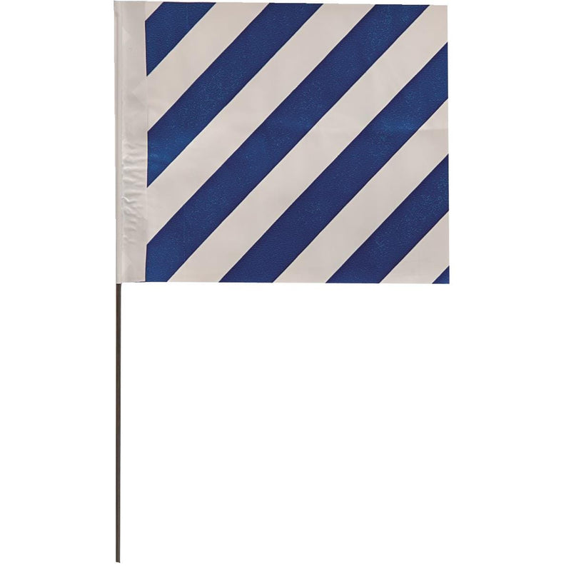 Blackburn 4" x 5" Patterned Marking Flags with Wire Stakes | 100 Pack