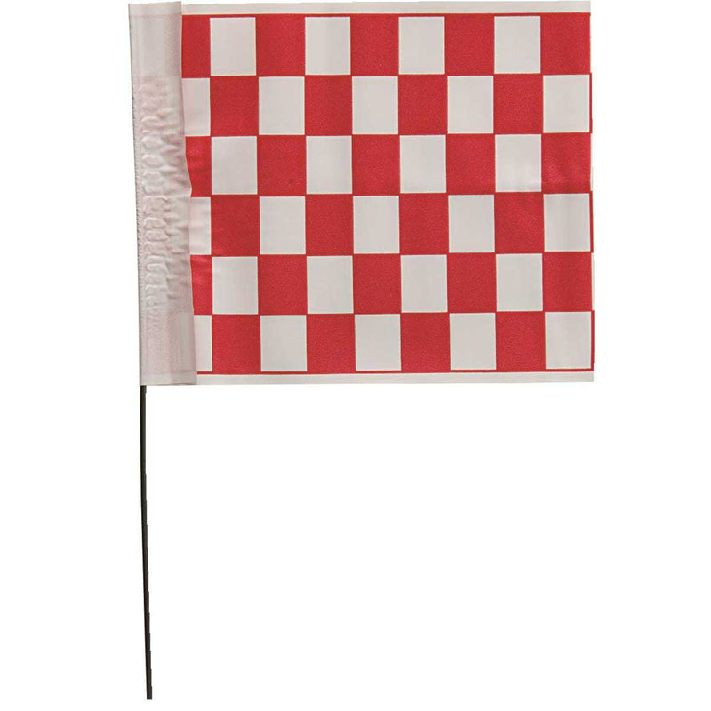 Blackburn 4" x 5" Patterned Marking Flags with Wire Stakes | 100 Pack