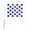Blackburn 4" x 5" Patterned Marking Flags with Wire Stakes | 100 Pack