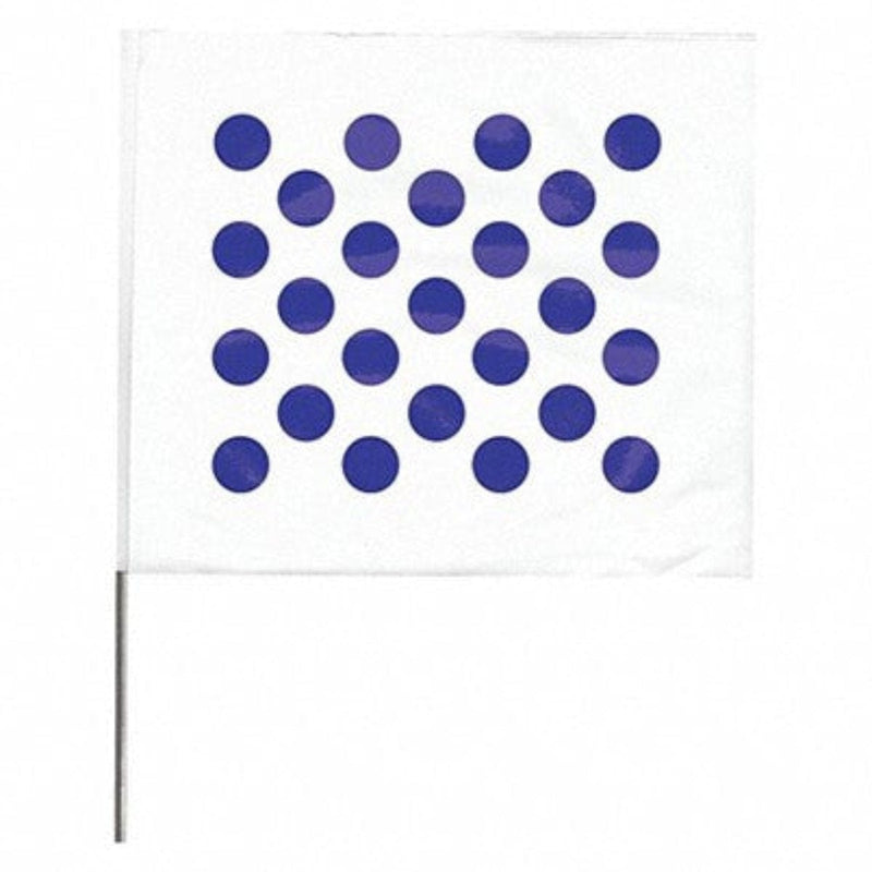 Blackburn 4" x 5" Patterned Marking Flags with Wire Stakes | 100 Pack