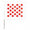 Blackburn 4" x 5" Patterned Marking Flags with Wire Stakes | 100 Pack
