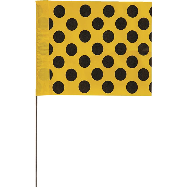 Blackburn 4" x 5" Patterned Marking Flags with Wire Stakes | 100 Pack