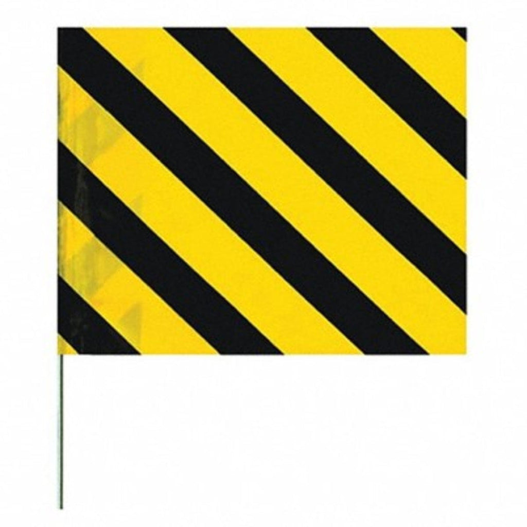 Blackburn 4" x 5" Patterned Marking Flags with Wire Stakes | 100 Pack