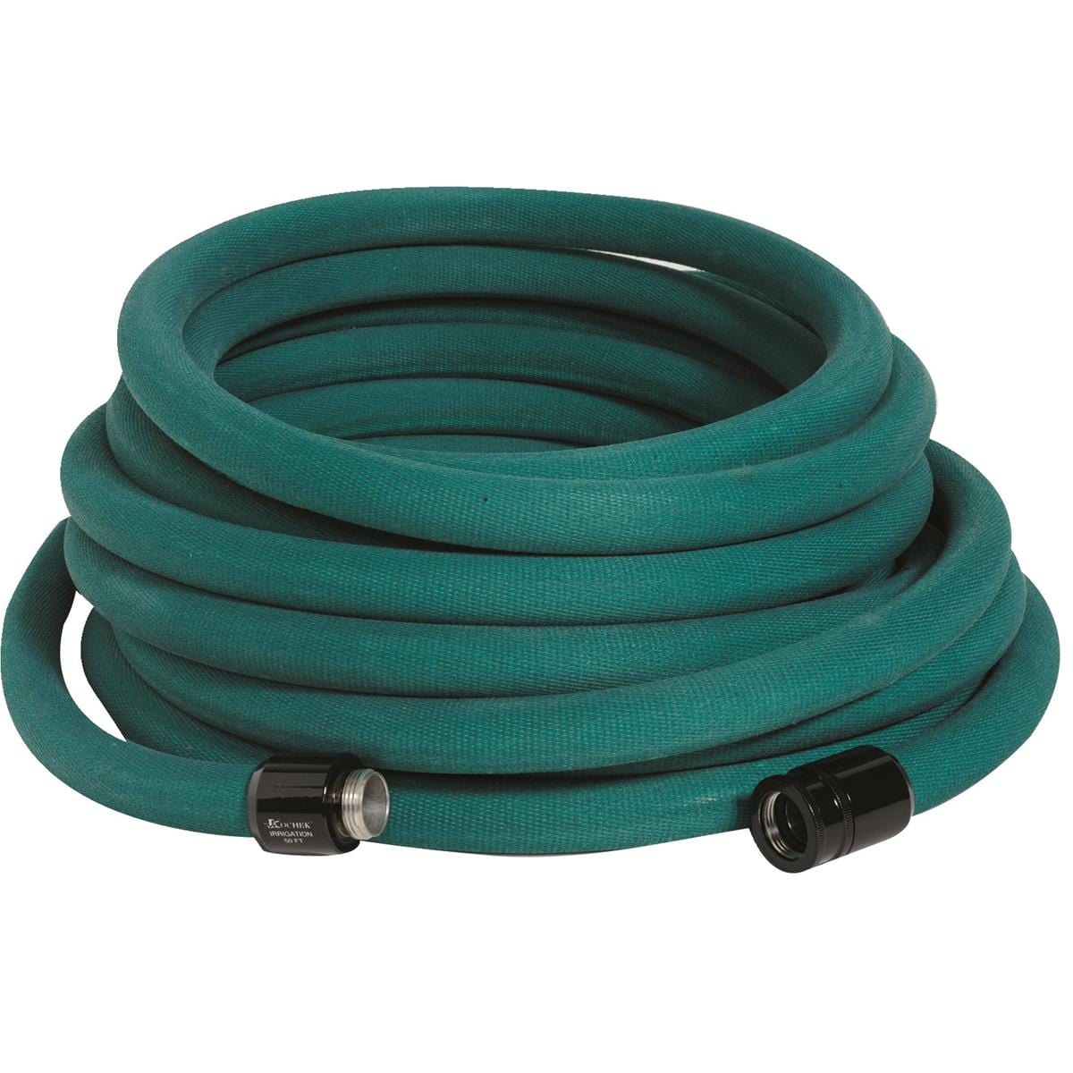 High-pressure irrigation hose for watering turf, landscapes, and gardens.