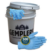 Gemplers 4-mil XLarge Disposable Nitrile Gloves, Bucket of 500