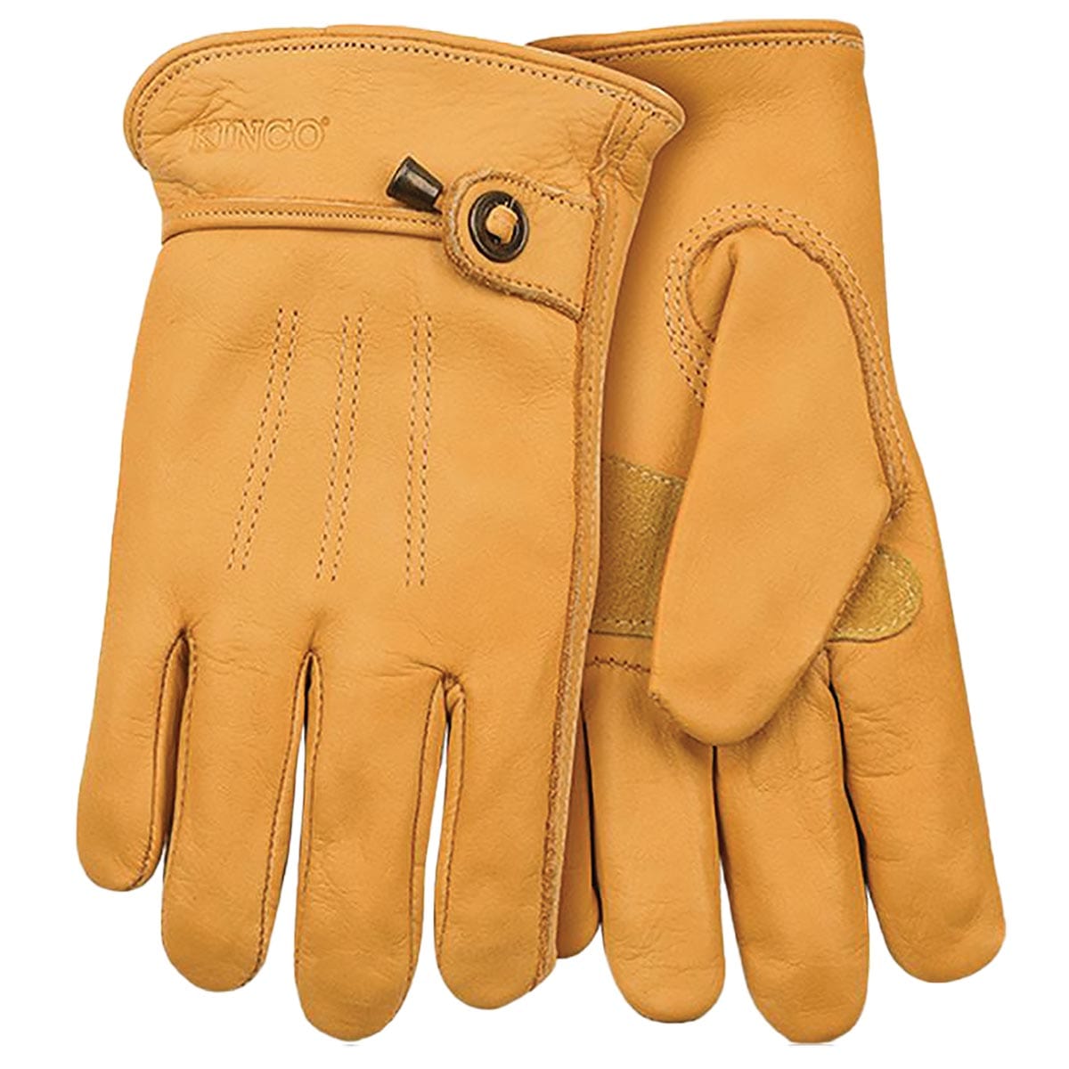 Kinco Premium Gain Cowhide Driver Gloves with Pull-Strap