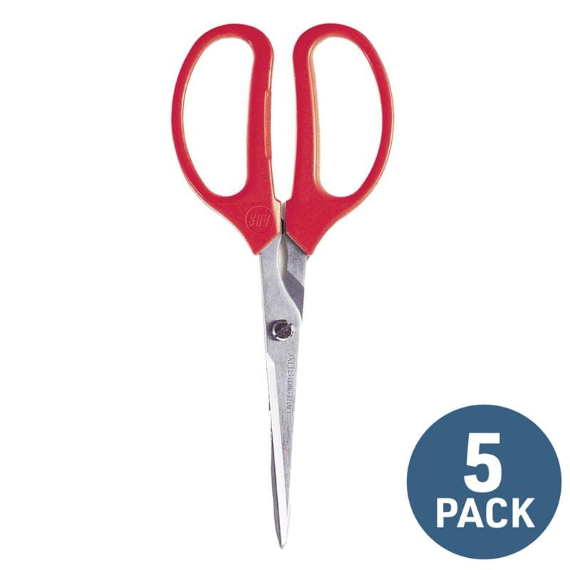 ARS 340HT Long-Blade Carbon Steel Scissors| 5 Pack