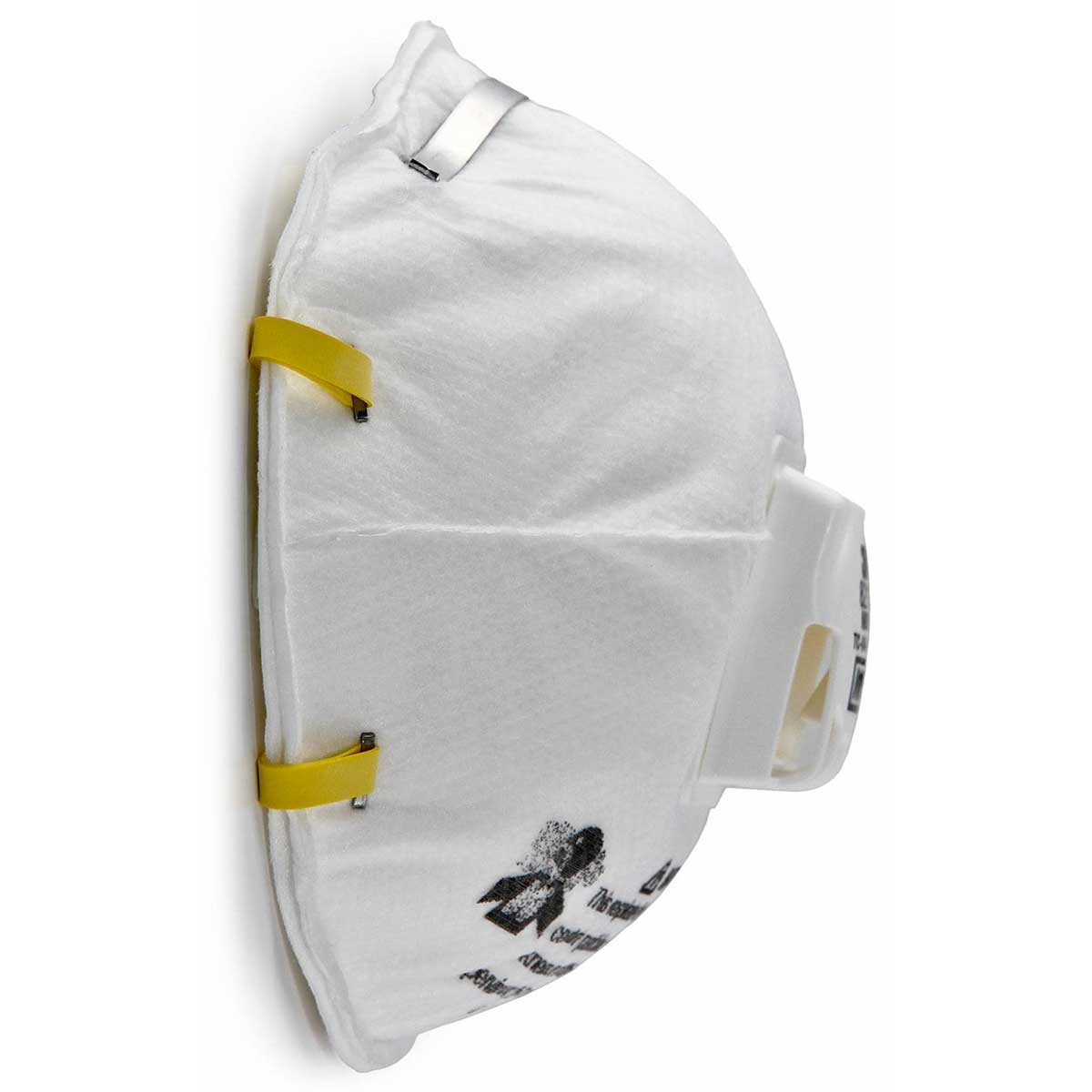 Side view of the 3M 8210V N95 Respirator with Exhale Valve | 10 Pack