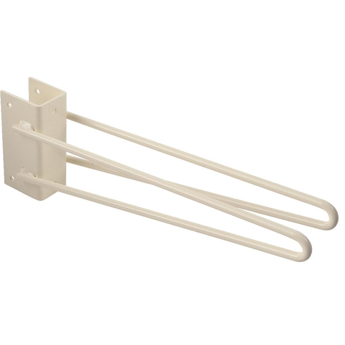 Gemplers Stud-Mount Double Rod Tool Rack, 12" L