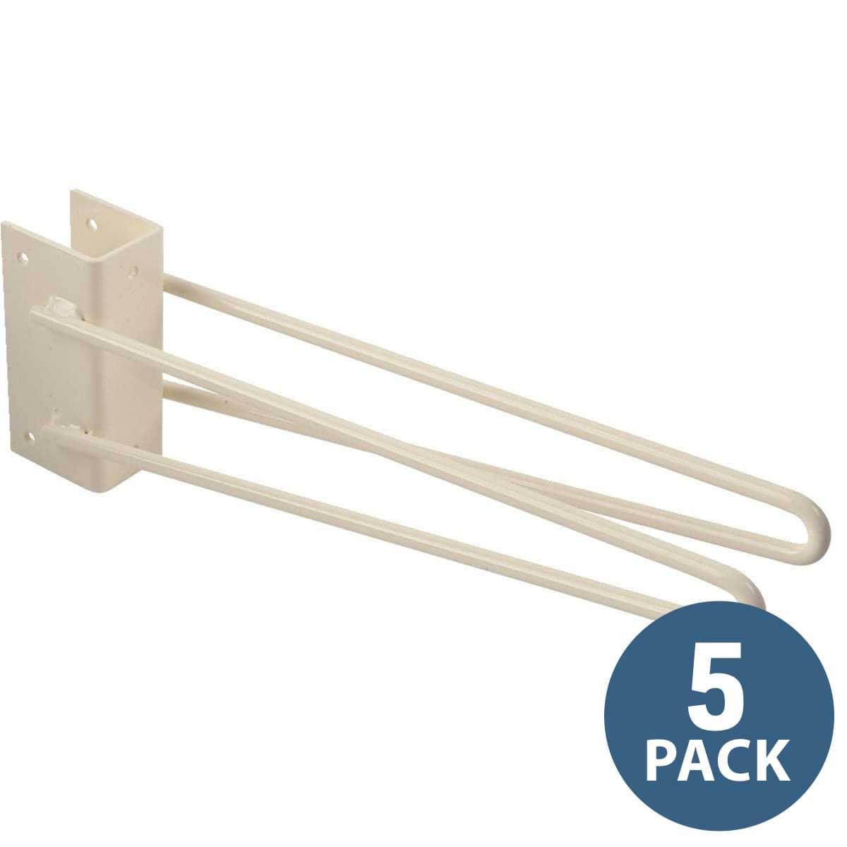 Gemplers Stud-Mount Double Rod Tool Rack | 5 Pack