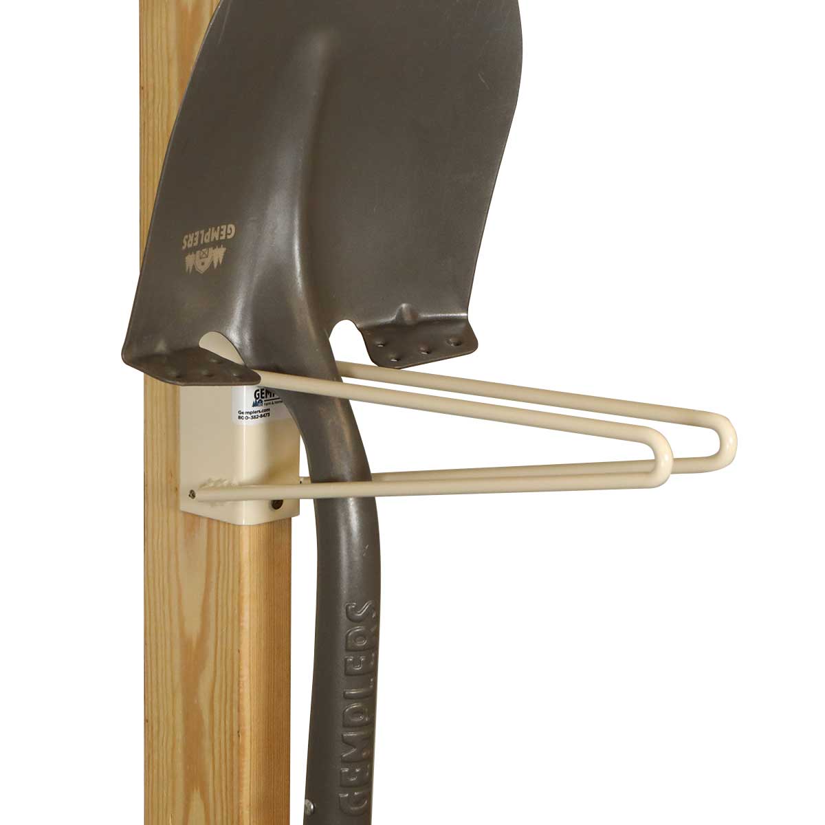 Gemplers Stud-Mount Double Rod Tool Rack