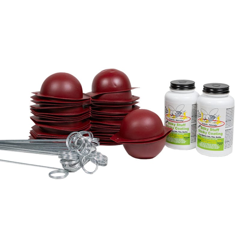 Apple Maggot Fly Disposable Red Sphere Trap Kit