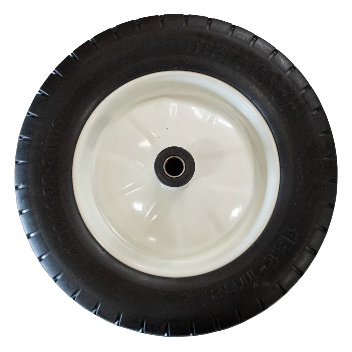 Replacement Hardware Kit with Solid Tire & Wheel Assembly, 6 in Brentwood Wheelbarrows